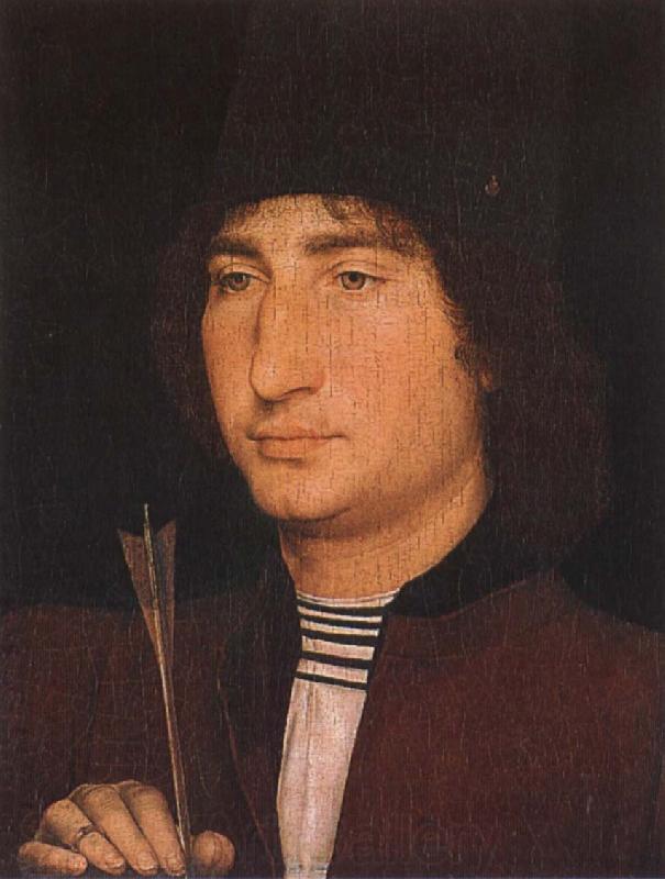 Hans Memling Portratt of Monday with arrow